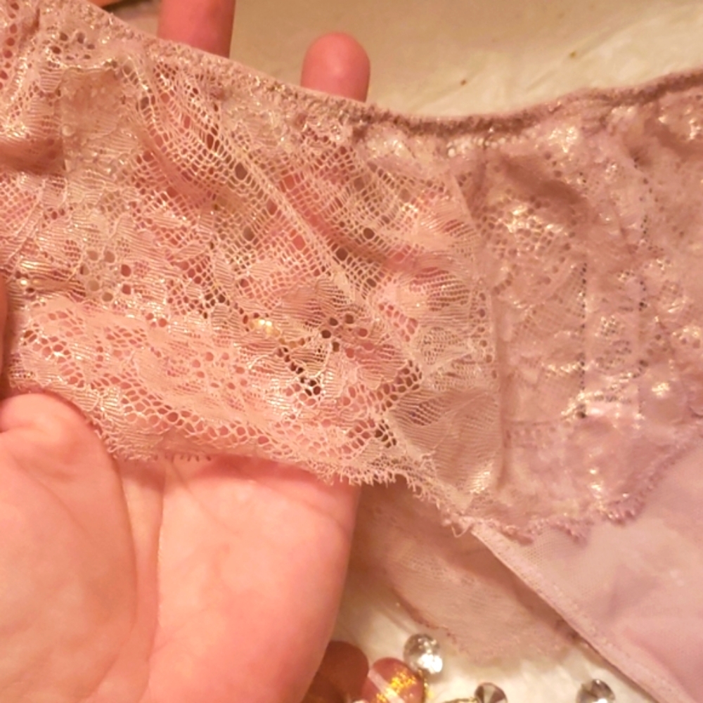 Nwt Victoria's Secret Dream Angels Foil Thong M/L - Picture 6 of 6